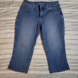 Lee riders indigo Capri jeans Size 6 medium